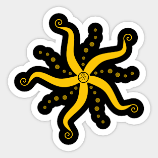 Celtic Starfish Sticker